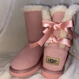 Pink Crystal Bailey Bow II UGG Boots